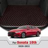 Коврики в багажник для Hyundai Sonata 10-го поколения Покрытия Коврик для груза Аксессуары для интерьера Автомобиль Водонепроницаемые