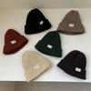 1 Piece Autumn Winter Warm Furry Beanie for Young Kids Chic Retro Candy Color Crochet Bonnet Thicken Warm Toddler Knitted Hat