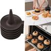 6Pcs Conical Shape Bagel Pans Set Coffee Bread Mold for Baking Durable Silicone Donut Mold  Baking