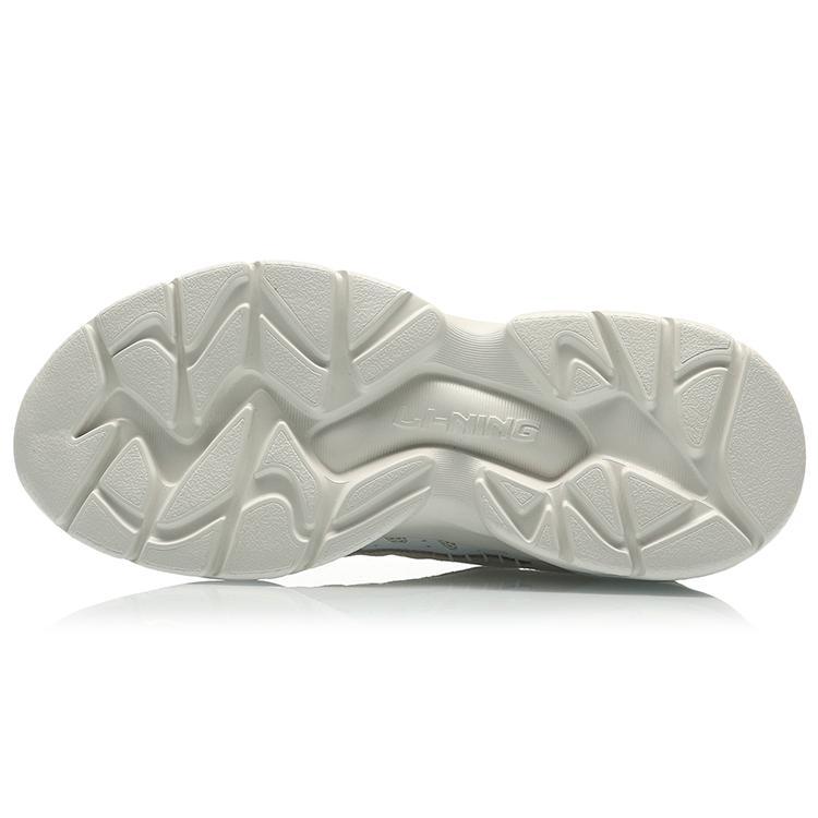 Li Ning Moonchaser Амортизирующие Скользкие Устойчивые к истиранию Дышащие Низкие Спортивные Повседневные Кроссовки Женские Белые AGLQ248-1