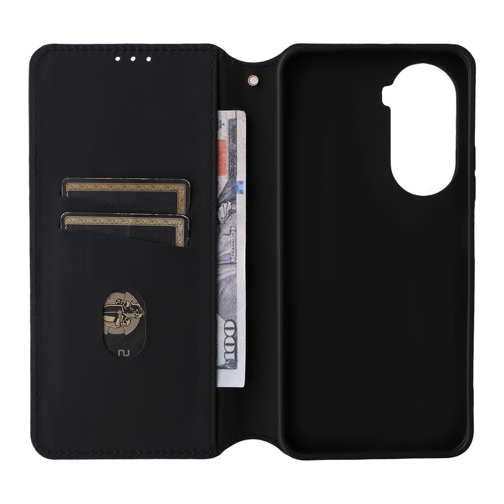 Для Xiaomi Poco M7 Plus 5G/Poco M7 4G (169 мм) Чехол-кошелек из кожи с ромбовидным тиснением, чехол для телефона