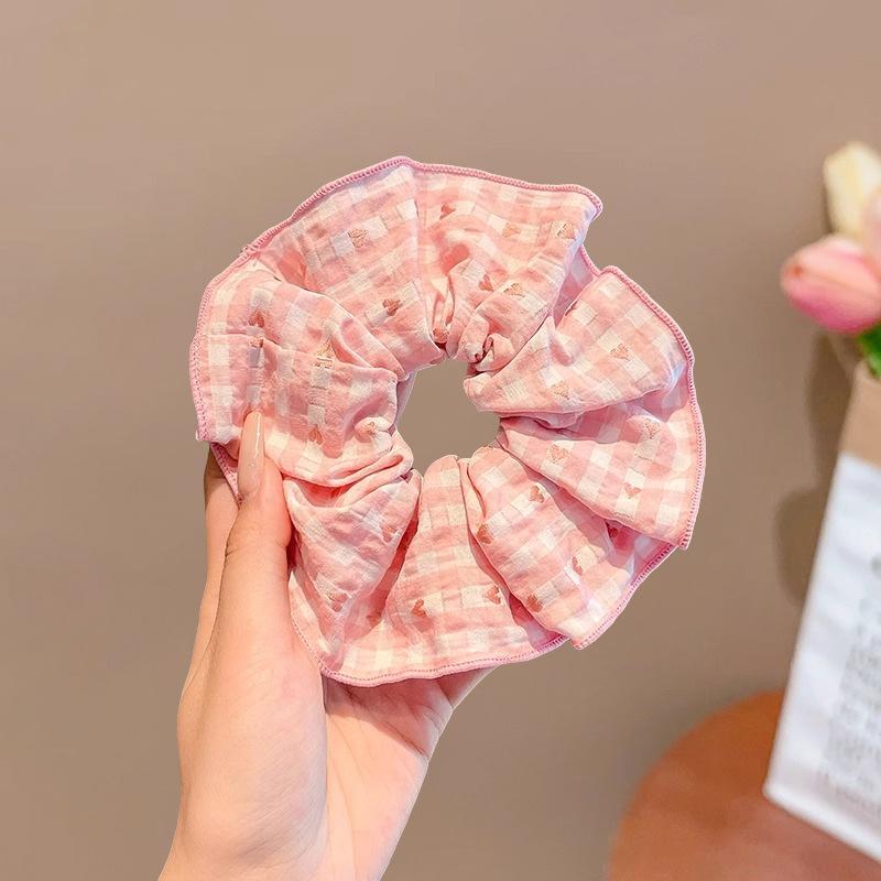 Милая scrunchie (резинка-скранчи) в корейском стиле для девочек, Резинка для волос для маленьких девочек, Эластичный аксессуар для волос