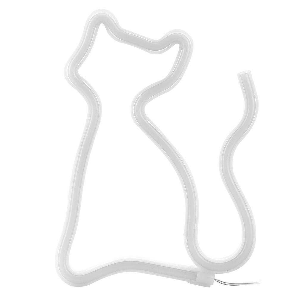 Светодиодный неоновый свет, красочные неоновые вывески в форме кошки, настенные декорации для предложения, свадьбы, дня рождения, вечеринки