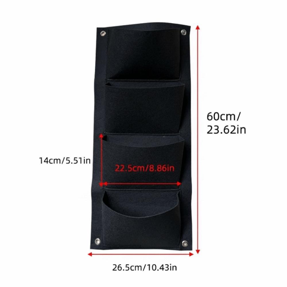 Non-Woven Fabric Flower Growing Bag Wall-Mounted Planting Bag Flower Growing