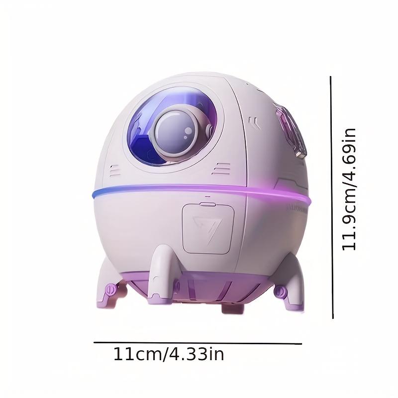 Портативный мини-увлажнитель воздуха со светодиодной подсветкой 220 мл USB Cool Mist Space capsule Aroma Essential Oil H2O Diffuser Astronaut