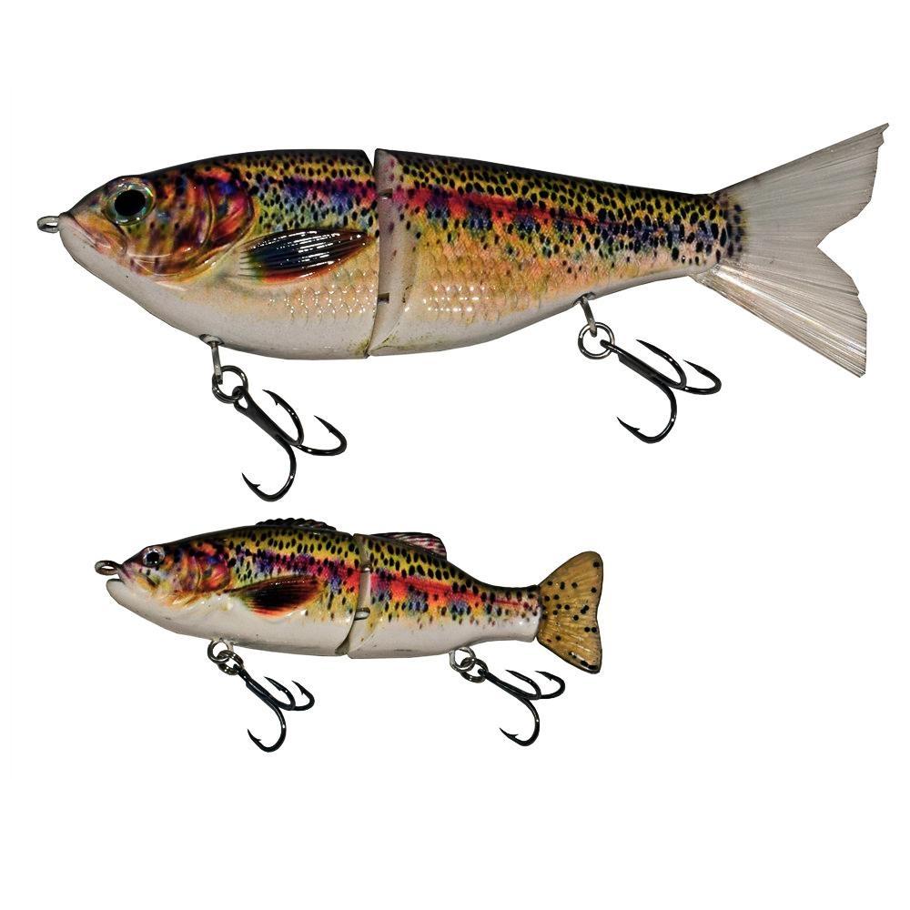 Рыболовные приманки, 2 шарнирные приманки для плавания, воблер, Реалистичная рыба, жесткая приманка, рыболовный крючок, приманки для форели, окуня, окуня, мускуса, 4 дюйма, 7,8 дюйма