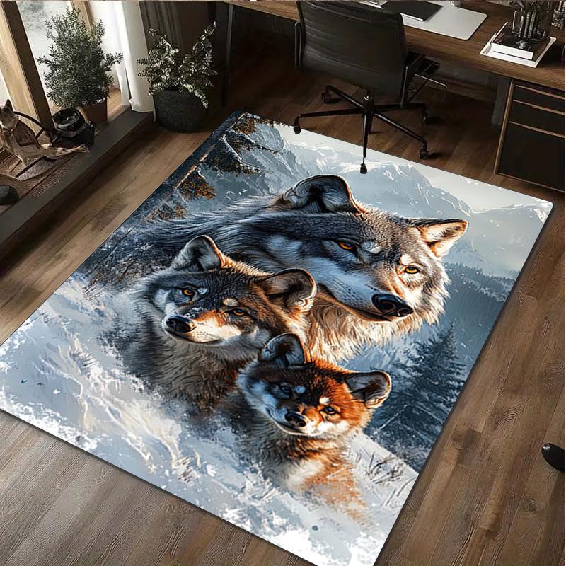 Animal Rug - Home carpet Office Decorative Carpet For Living Room Bedroom Door Mat Floor Rug Computer Chair Area Rug
