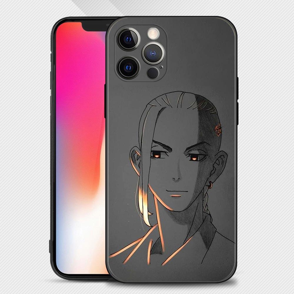 Чехол для Apple iPhone 14 11 13 12 Pro Max Mini X XR XS Max 6 6S 7 8 Plus 5 5S SE 2020 золотой синий яркий узор Tokyo Revengers