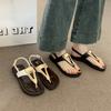 Fashion Flat Sandal Shoe Flip Flops Platform 2025 Summer Women's Heels Without Beach Corrective New Fashion Girls Gladiator Scandals