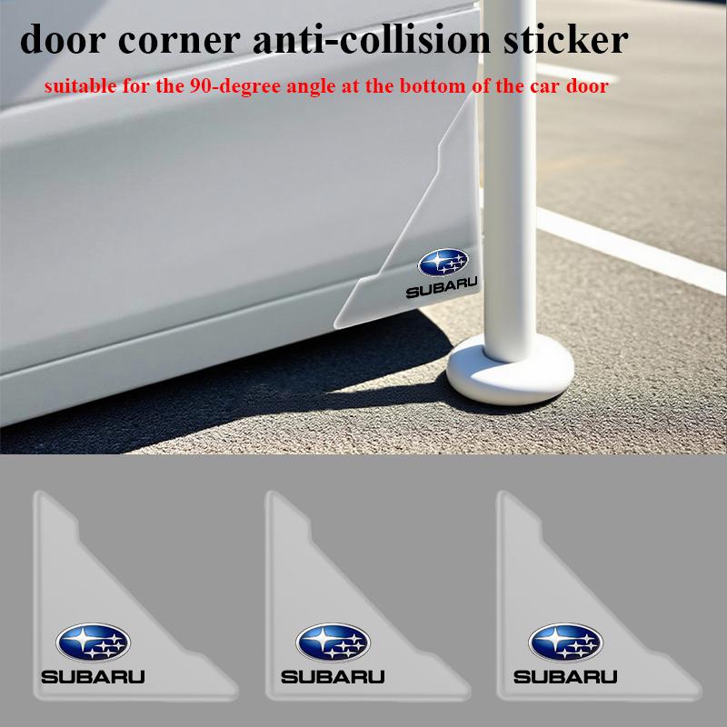 Anti-collision and anti-scratch stickers for car door corners For Subaru Forester impreza Outback Legacy Tribecacar WRC XV Car riu9