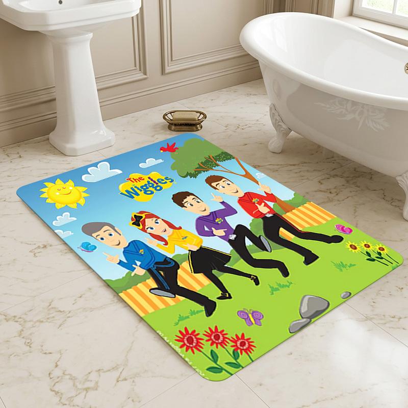 Wiggles Living Room Nonslip Area Rug Soft Carpet For Bedroom Game Playroom Sofa Office Home Decor Doormat Christmas Gift C9261388