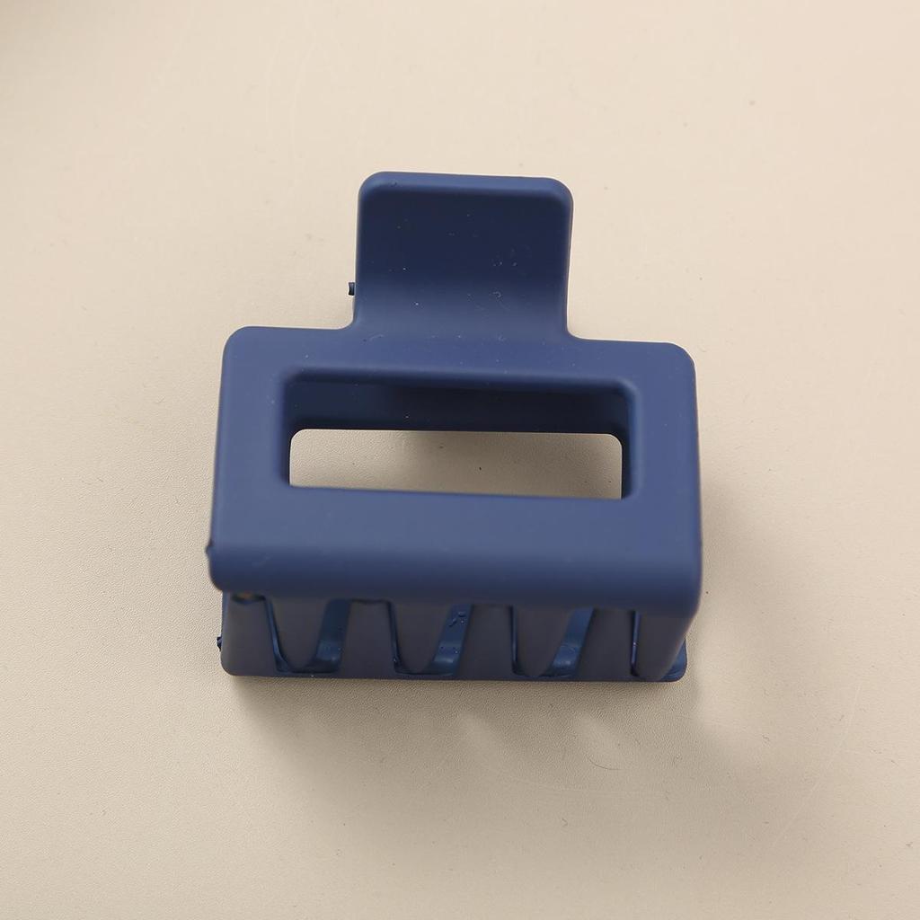 8.5CM x 10.5CM Rectangular Matte PS Hair Clip - Simple Shark Hair Accessory