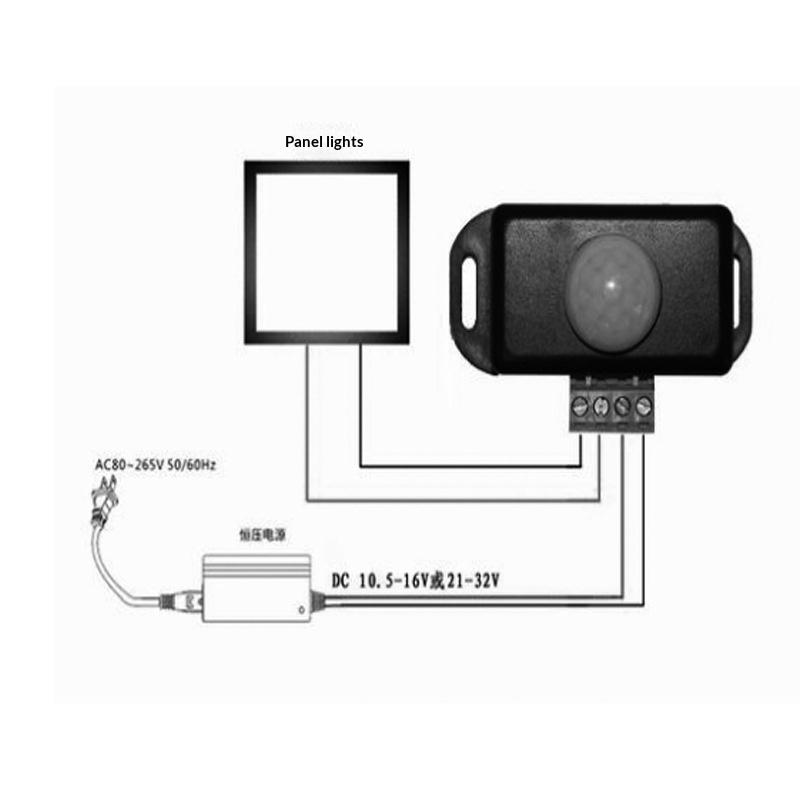 DC12V 24V PIR-сенсор Светодиодный датчик движения Переключатель Таймер движения PIR-контроллер Для светодиодных лент