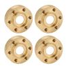 4PCS RC Wheel Hex Hub Adapter 1.9 2.2in Rustproof Widen Brass Wheel Weights for RC Crawler 9mm
