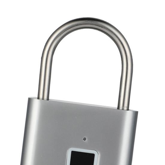 Умный замок с отпечатком пальца, перезаряжаемый через USB, биометрический замок без ключа, прочный сплав, уличный забор, школьный спортзал, шкафчик, электронный замок с отпечатком пальца