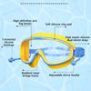 Очки для плавания с большой оправой, беруши, водонепроницаемые, противотуманные, HD, прозрачные, детские очки, защита от ультрафиолета, безопасные очки для плавания