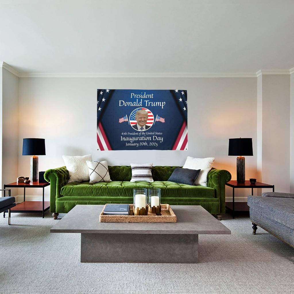 Inauguration Day 47th President Of The United States Flag 3x5FT Outdoor Flag Outdoor Banner