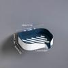 Double Layer Bathroom Soap Box Soap Storage Container Wall-mounted Drain Soap Dish Holder Bathroom Shower Accessorie