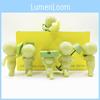 Luminous Smiski Action Figure Cartoon Elf Model Toy Pvc Decoration Display Gift