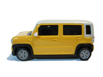 SUZUKI Новый Hustler Машинка на пружине Миниатюрная машинка Образец цвета Активный желтый Белый 2-тонный