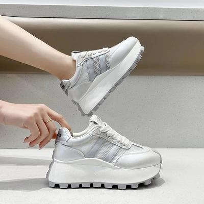 Туфли на платформе женские летние 2024 года новые универсальные дышащие спортивные туфли для папы