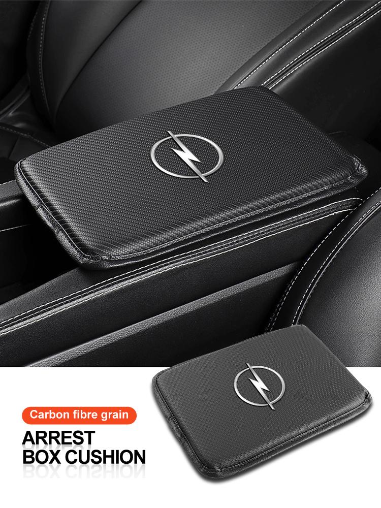 Car Armrest Box Mats Leather Center Console Covers Interior Accessories For Opel Insignia Astra Antara Meriva Zafira H G Corsa