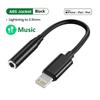 Adapter For iPhone To 3.5mm Headphones Adapter For iPhone 12 11 Pro Max X Xr Aux Cable 3.5mm Jack Cable Audio Splitter For Ios Adapter