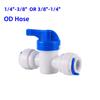 OD 1/4" 3/8" Трубка Быстроразъемное Соединение Slip Lock Соединитель для Очистки Воды Садовое Орошение Прямой Угольник Тройник Фитинги для Труб