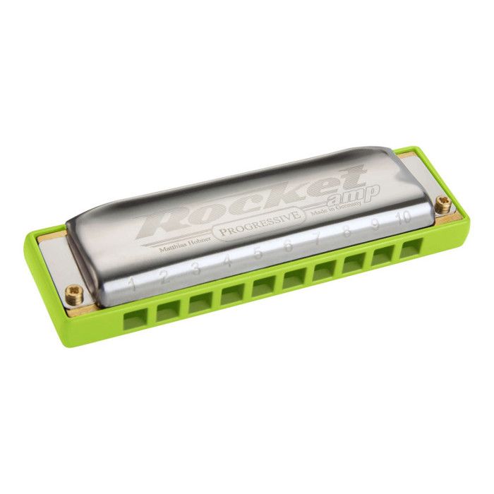 Harmonica - HOHNER - Rocket Amp - Prise de son micro - Lames laiton 0,9 mm - Étui inclus