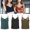 Vogue Silk Women Loose Tank High Street Tops T Shirt Blouse Sleeveless Solid Fashion Casual 1PC New Vest