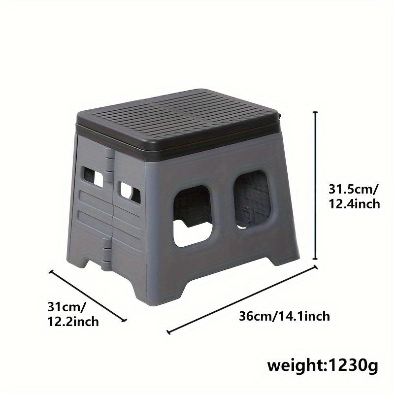 Портативный складной аварийный туалет с крышкой для кемпинга, пеших походов и автомобильных путешествий | Прочный АБС-пластик, портативный туалет для кемпинга