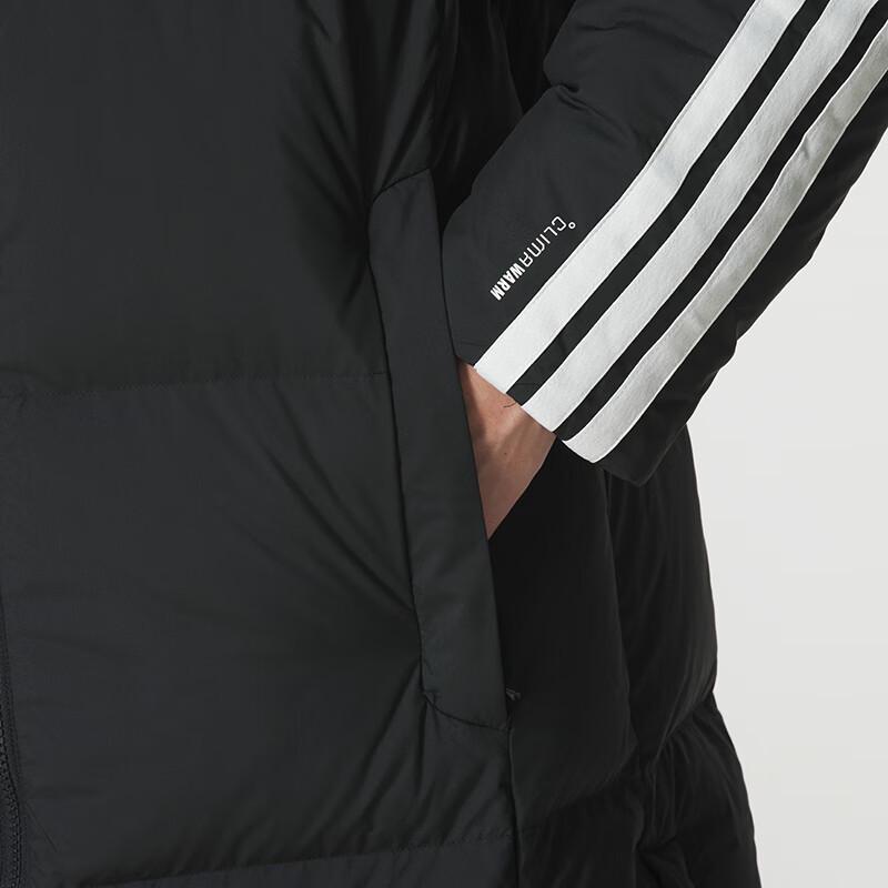 adidas Мужская зимняя спортивная повседневная пуховая куртка с капюшоном KC2498