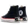 Converse Chuck 70 High Sketch - Black Unisex Sneakers White Red A09139C