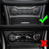 Car Center Console Air Conditioning Switch Button Stickers Fit For Mercedes Benz A B Class W176 W246 CLA C117 GLA X156