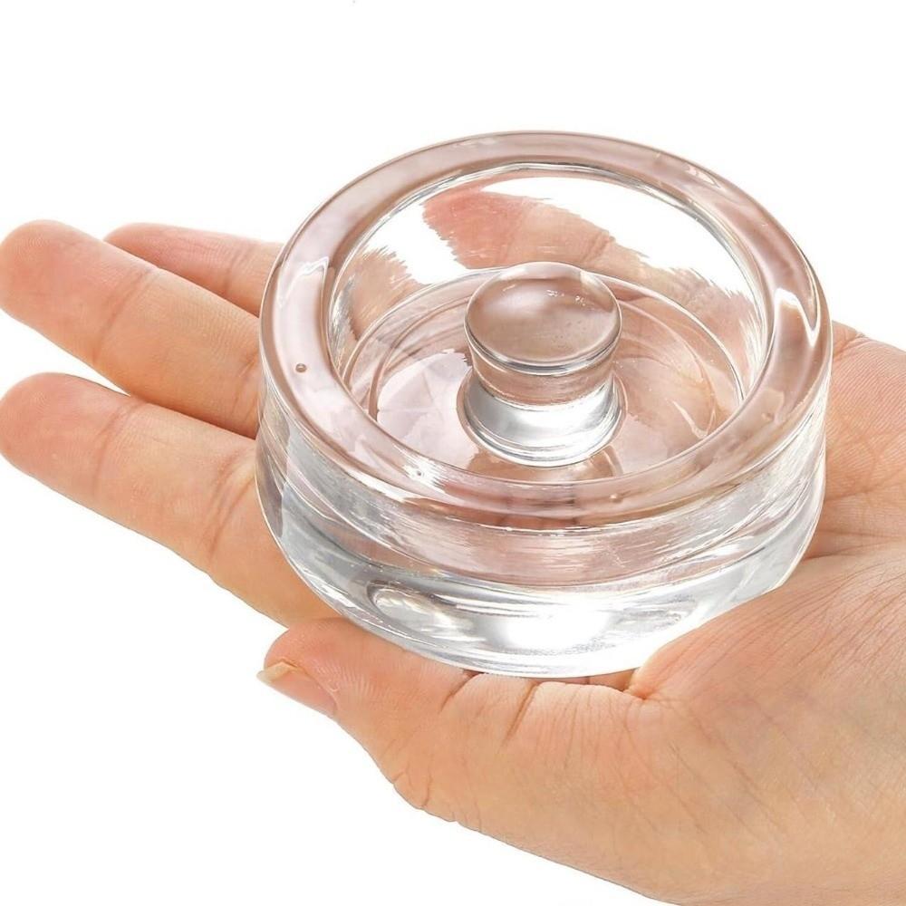Heavy Fermentation Glass Weights Transparent Cheese Fermentation Lid Canning Weights Canning