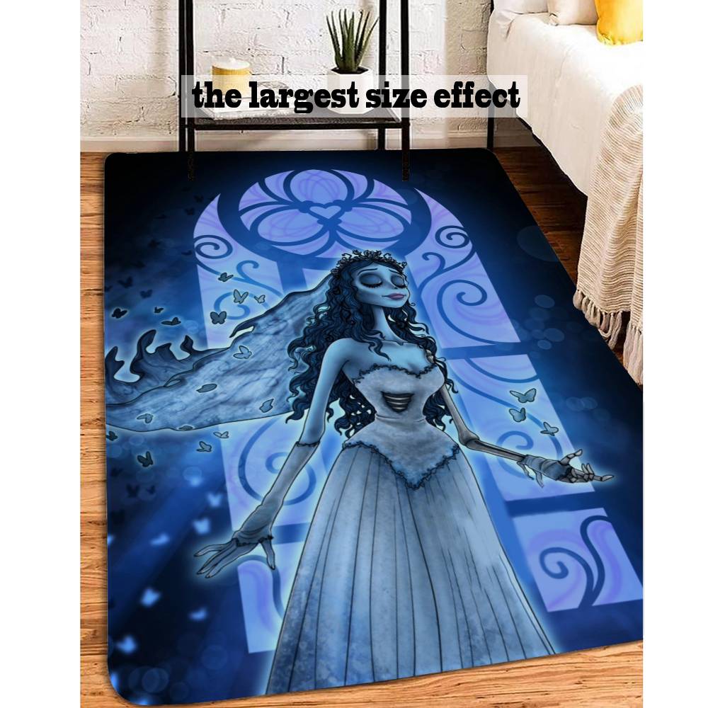 C-Corpse Bride Cartoon Door Mat Washable Non-Slip Living Room Sofa Chairs Area Mat Kitchen Doormat Area Rug