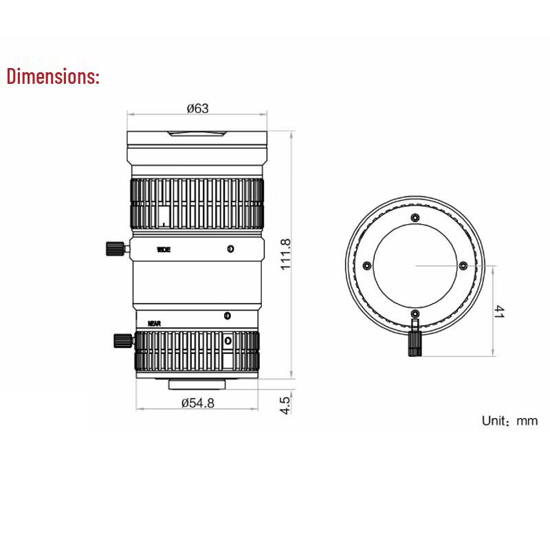 Hikrobot Industrial Camera Lens 15-50mm F1.6