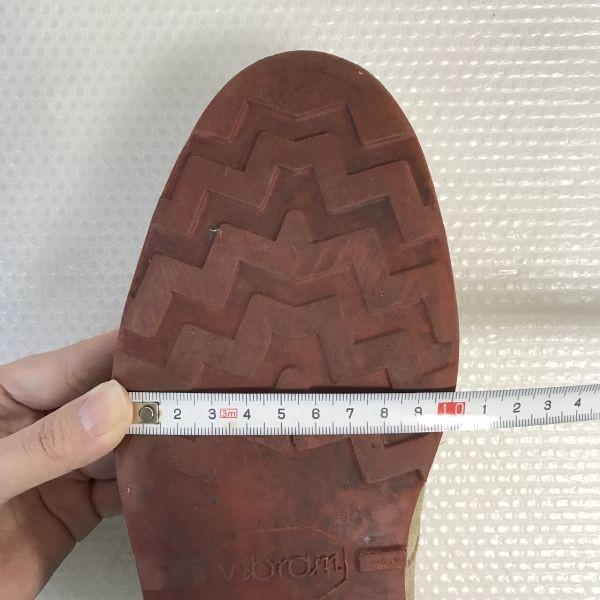 90-е годы Сделано в США Винтаж/COVE SHOE COMPANY/Замшевая кожа Белые баксы/6.5D/24.5/Бежевый/Подошва Vibram(ИСПОЛЬЗОВАЛ)