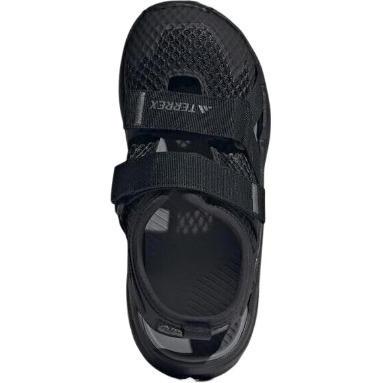 Adidas Terrex Hydrotterra At Comfortable Versatile Non-Slip Durable Low-Top Kids Sandals Kids Sandals Black IH6378