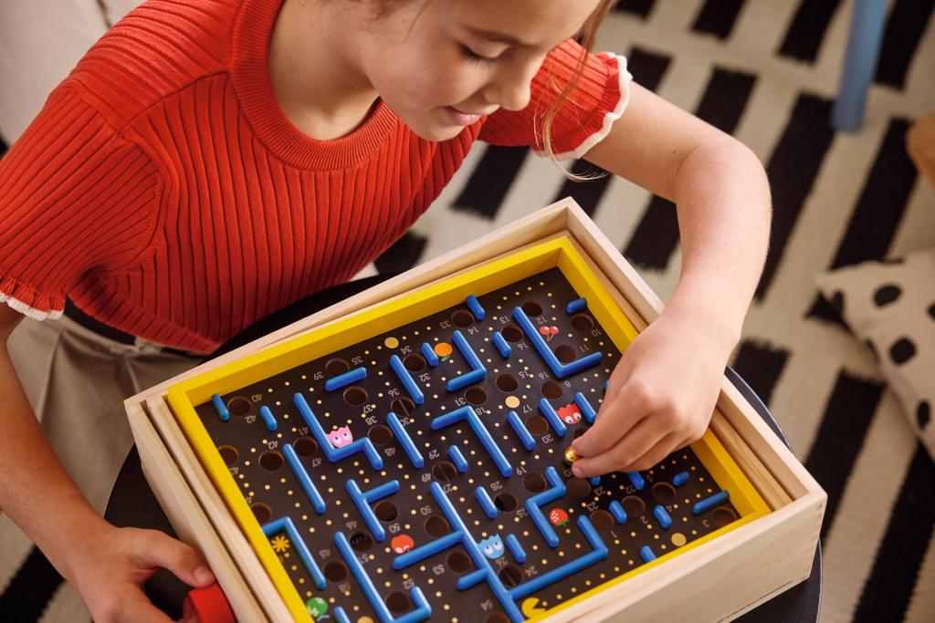BRIO Pac-Man Labyrinth Game 34065, for ages 6 and up. [Toy, Wooden Toy, Game, Gift (Birthday/Christmas)]