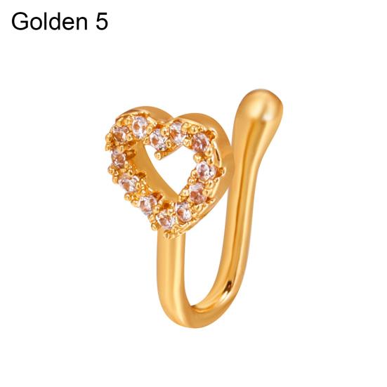 Каффы для носа Очаровательные Трендовые Без пирсинга Легкие в носке Женские Кольца-пирсинги для носа Хуп для вечеринки