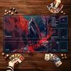 Dark Red Skeleton Horseman Fantasy Large Mouse Pad Non Slip Rubber Desk Mat For Gaming Keyboard Mouse Office Desktop Setup