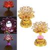 220V Buddhist Lamp LED Night Light Buddha Music Machine Lotus Flower Lamp  Temple