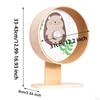 Колесо для упражнений для хомяка с двумя подшипниками, с регулируемой подставкой, для маленьких животных