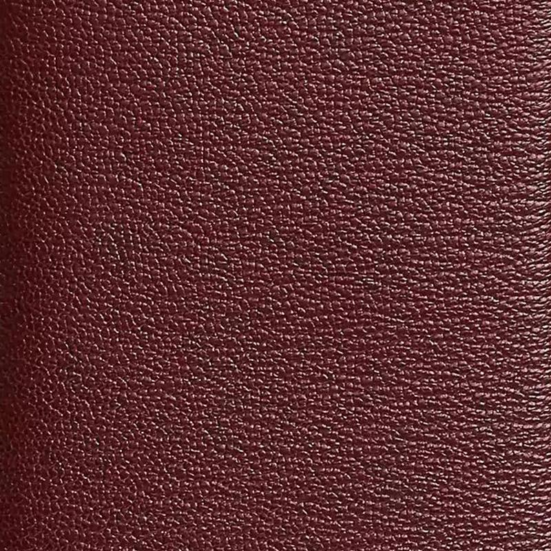 Hermes Calvi Duo Compact Palladium Press Button Closure Mysore Goat Leather Card Holder Women card holder Rouge-H H082977CK55