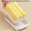 Масленка Держатель для сливочного масла с прозрачной крышкой Блюдо для масла для холодильника Не содержит БФА Подставка для хранения масла для сыра маргарина