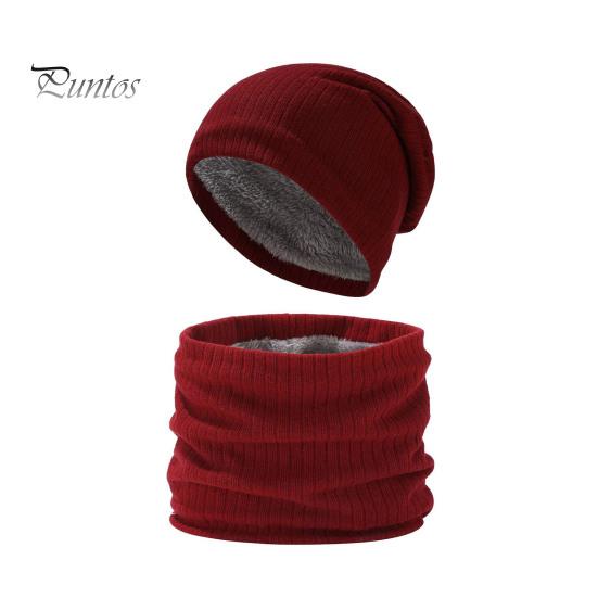 2 шт./комплект вязаная шапка-бини для холодной погоды на открытом воздухе для велоспорта, катания на лыжах, с флисовой подкладкой, ветрозащитная теплая шапка-шарф с черепом