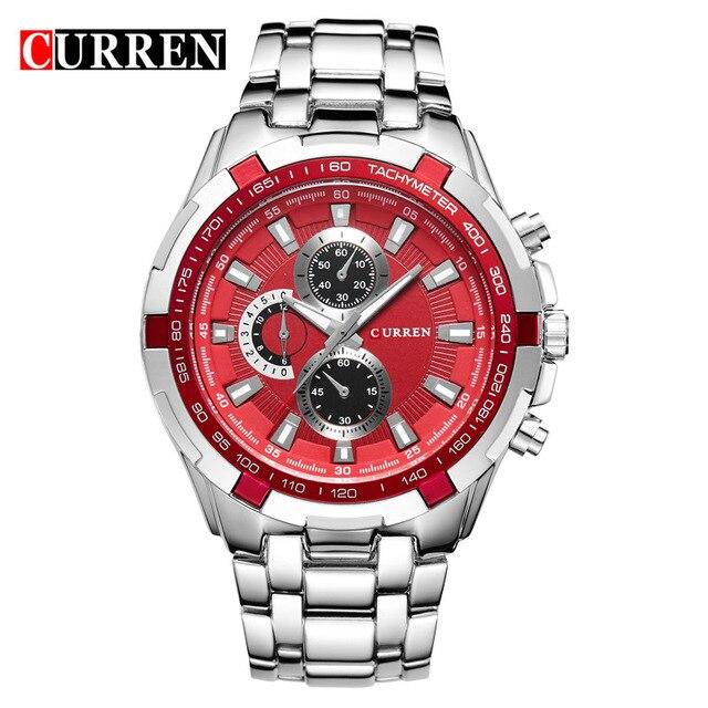 CURREN Brand Luxury Watches Men Sports Business Casual Quartz Wrist Watches Military Wristwatch Waterproof 8023