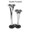 Car Electric Horn Dual Trumpets Electric Loudspeaker With Air Compressor Modification For Motorcycle Boat Truck 12V 80A Relay 12V 150dB Loud