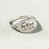 Фирменное кольцо Be Kind, Be Kind... Фирменное кольцо Of a Bitch, кольцо Be Kind, ювелирные изделия Sassy Rude, вдохновляющее кольцо дружбы для женщин и девочек